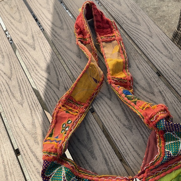 Patchwork mirrored Sea Shell Boho Chic Bag - Picture 6 of 10